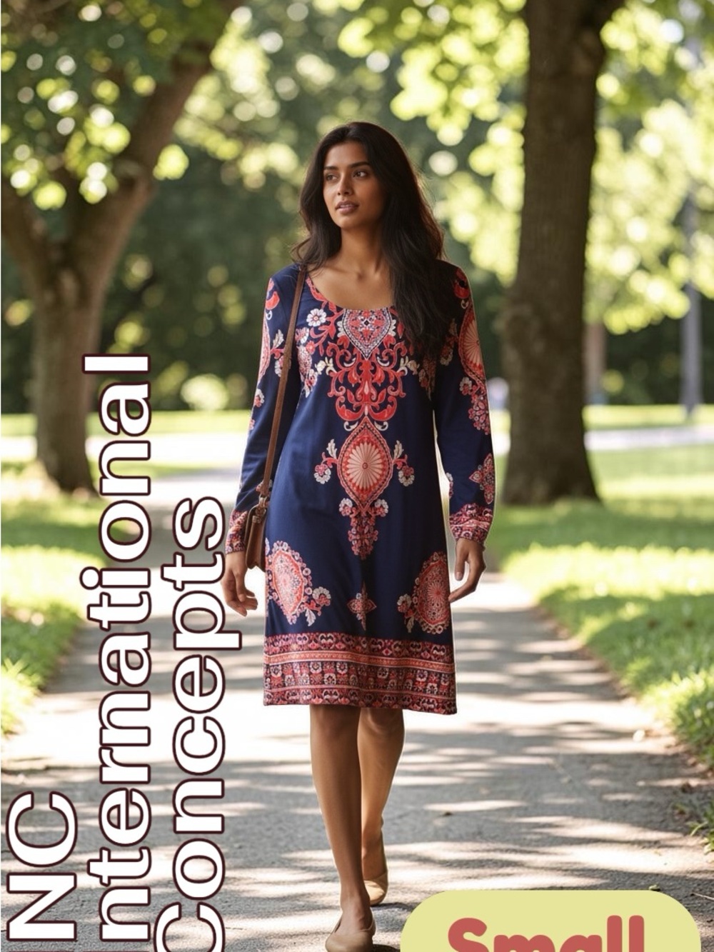 NC International Concepts MIDI Floral Dress Small